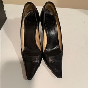 Gucci Black Leather Heels